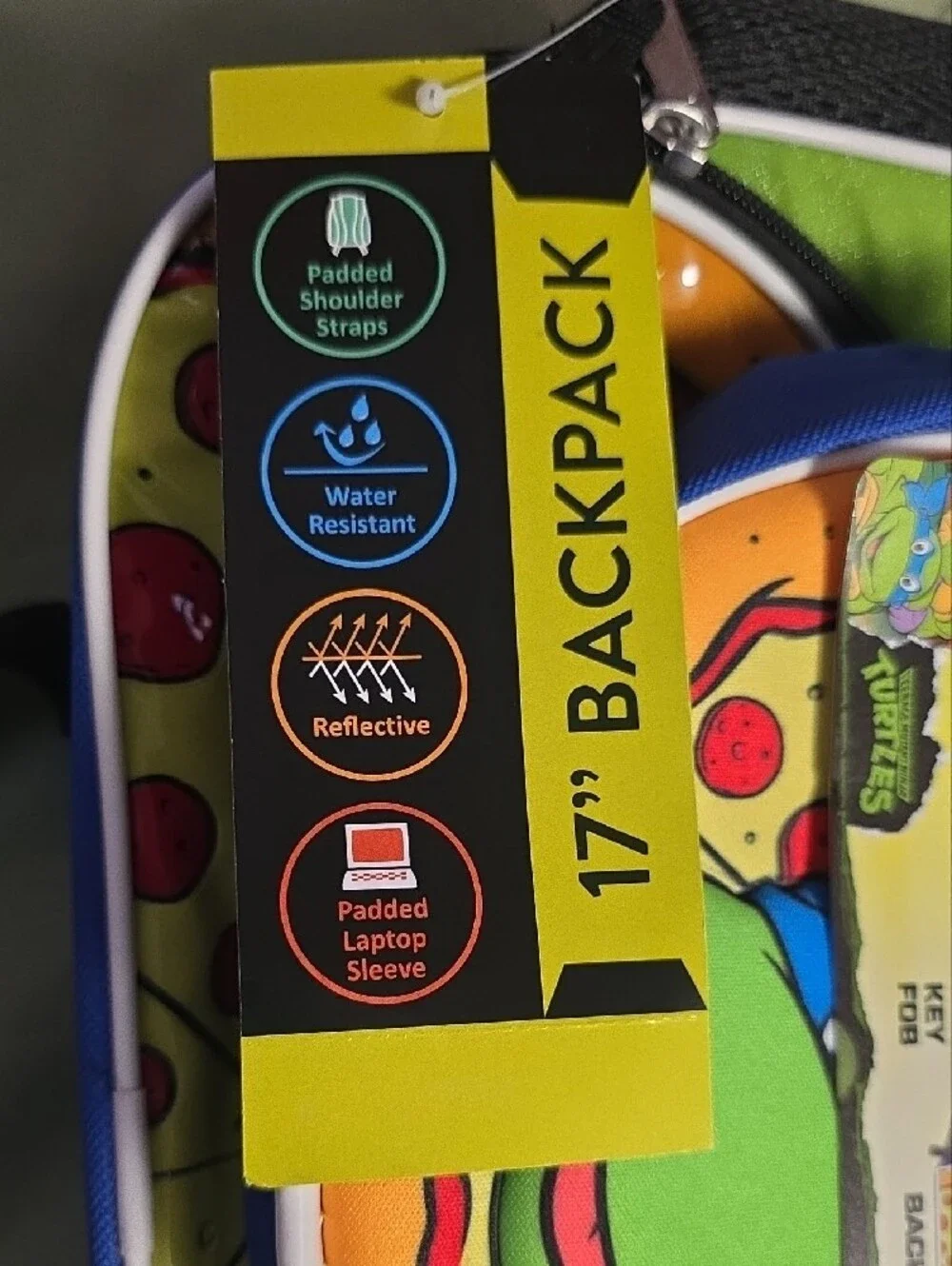 Nickelodeon Teenage Mutant Ninja Turtles Boys Backpack Set with Lunch Bag, 6pc